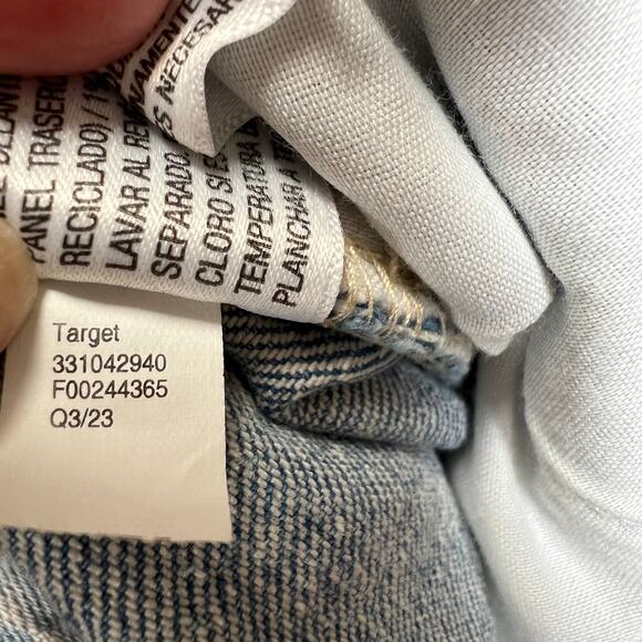 Wild Fable Low Rise Bootcut Jeans Women's 12 Light Wash Lightly Distressed - Picture 6 of 10